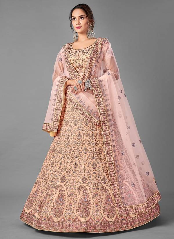 ARYA DESIGNS Vol 17 Exclusive Weadding Wear Georgette Thread Sequince Work Lehenga Choli Collection